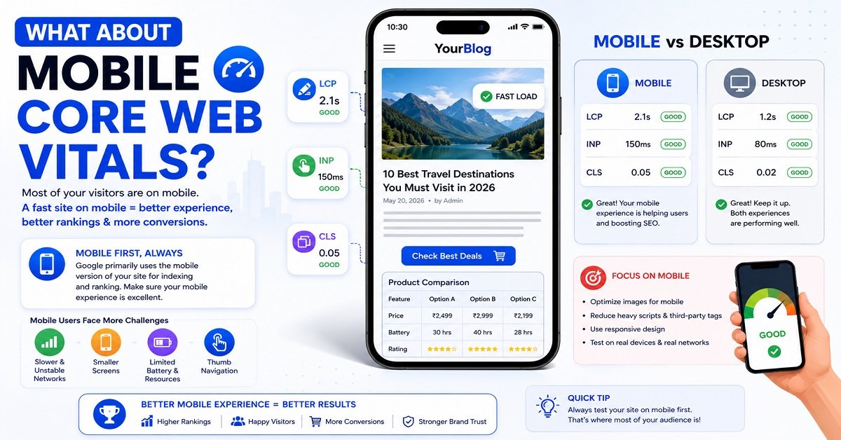 Core Web Vitals Mobile Core Web Vitals Mobile