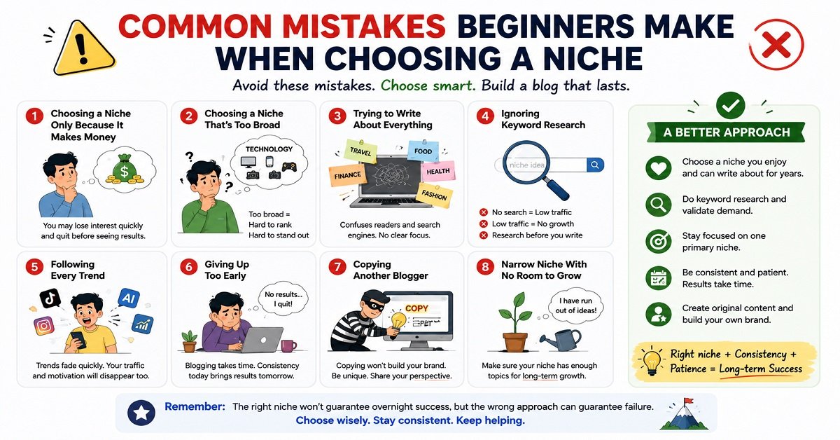 how to choose a blogging Mistakes how to choose a blogging Mistakes