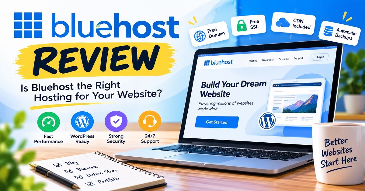 Bluehost Review Featured Image