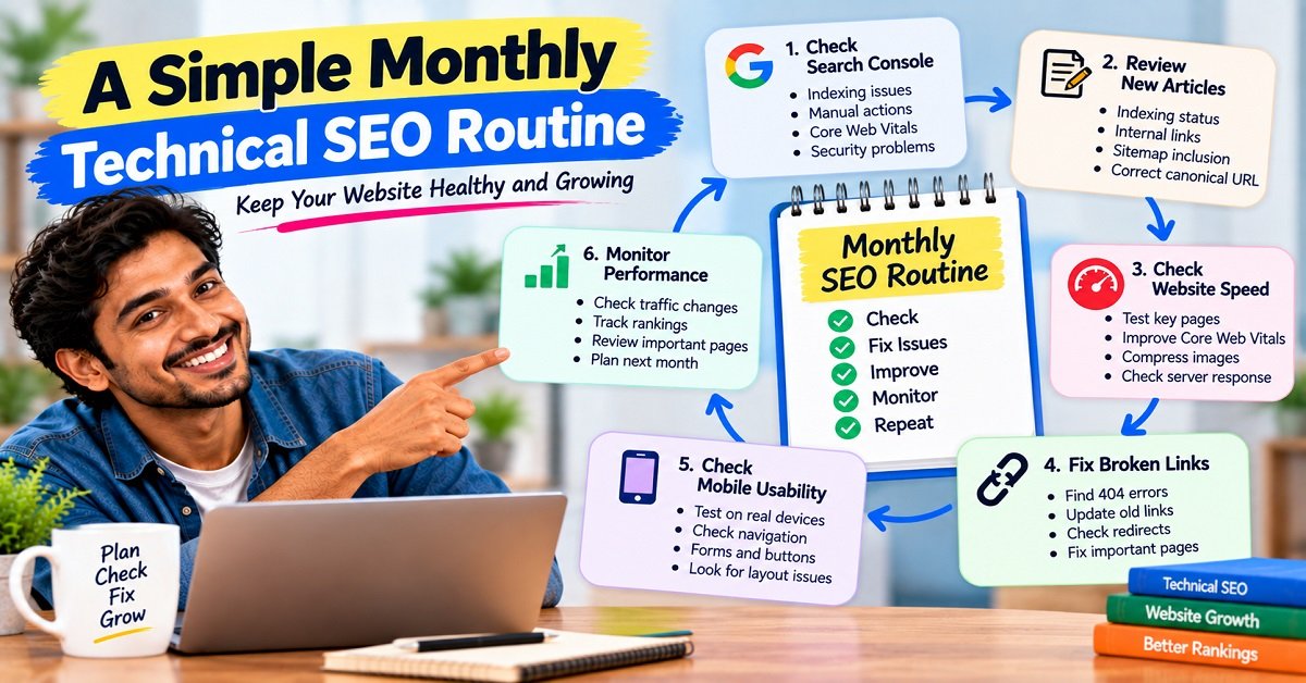 Technical SEO Monthly Technical SEO Routine Technical SEO Monthly Technical SEO Routine